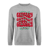 Weihnachtspullover "Gressdach-Wavy", Unisex, verschiedene Farben - Weißgrau meliert