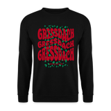 Weihnachtspullover "Gressdach-Wavy", Unisex, verschiedene Farben - Schwarz