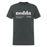 Shirt "Nodda Definition", verschiedene Farben - Dunkelgrau meliert