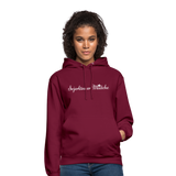 Hoodie "Sejerlänner Mädche", unisex, verschiedene Farben - Bordeaux