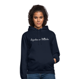 Hoodie "Sejerlänner Mädche", unisex, verschiedene Farben - Navy