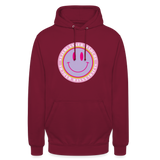 Hoodie "Sejerlänner Mädche", unisex, verschiedene Farben - Bordeaux