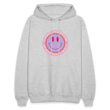 Hoodie "Sejerlänner Mädche", unisex, verschiedene Farben - Hellgrau meliert