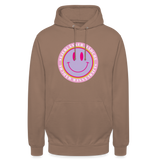 Hoodie "Sejerlänner Mädche", unisex, verschiedene Farben - Mokka