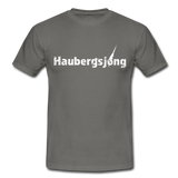 Shirt "Haubergsjong", schwarz - graphite grey