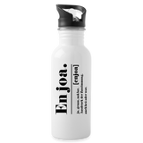 Trinkflasche "Enjoa Definition" aus Edelstahl, verschiedene Farben - Weiß