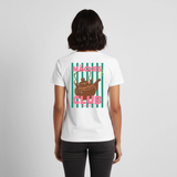 Shirt "Mäckes Club", verschiedene Farben - Weiß