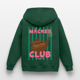 Kinder Hoodie "Mäckes Club", verschiedene Farben - Flaschengrün