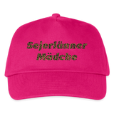 Kinder Basecap "Sejerlänner Mädche", leo/pink - Fuchsia