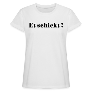 Frauen Oversize T-Shirt - Weiß