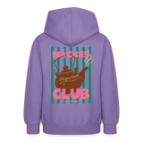 Teenager Hoodie"Mäckes Club", verschiedene Farben - Lavendel