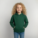 Kinder Hoodie "Mäckes Club", verschiedene Farben - Flaschengrün