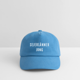 Kinder Basecap "Sejerlänner Jong" - Pfauenblau