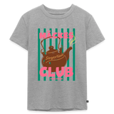 Kinder T-Shirt "Mäckes Club", verschiedene Farben - Grau meliert