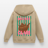 Kinder Hoodie "Mäckes Club", verschiedene Farben - Sand