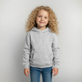 Kinder Hoodie "Mäckes Club", verschiedene Farben - Hellgrau meliert