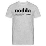 Shirt "Nodda Definition", weiß - Grau meliert