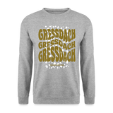 Weihnachtspullover "Gressdach-Wavy", Unisex, verschiedene Farben - Weißgrau meliert