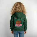 Kinder Hoodie "Mäckes Club", verschiedene Farben - Flaschengrün