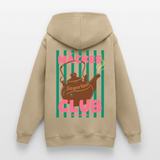 Teenager Hoodie"Mäckes Club", verschiedene Farben - Sand