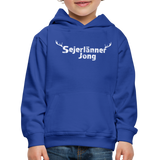 Kinder Hoodie "Sejerlänner Jong", verschiedene Farben - Royalblau