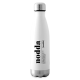 Trinkflasche "Nodda" aus Edelstahl, verschiedene Farben - Weiß