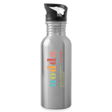 Trinkflasche "Nodda Definition bunt" aus Edelstahl, verschiedene Farben - Lightsilver