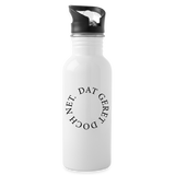 Trinkflasche "Dat gerret doch net", verschiedene Farben - Weiß