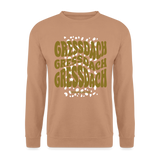 Weihnachtspullover "Gressdach-Wavy", Unisex, verschiedene Farben - Mocca