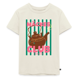 Kinder T-Shirt "Mäckes Club", verschiedene Farben - Naturweiß