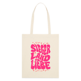 Tasche "Sejerlandliebe/Nodda wavy", verschiedene Farben - Weißgrau