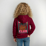 Kinder Hoodie "Mäckes Club", verschiedene Farben - Bordeaux