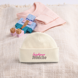 Baby Organic Mütze, Sejerlänner Mädche", verschiedene Farben - Natur