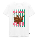 Kinder T-Shirt "Mäckes Club", verschiedene Farben - Weiß