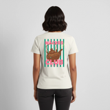 Shirt "Mäckes Club", verschiedene Farben - Naturweiß