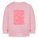 Baby Bio Sweatshirt "Sejerlandliebe/Nodda wavy", verschiedene Farben - Hellrosa
