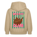 Kinder Hoodie "Mäckes Club", verschiedene Farben - Sand