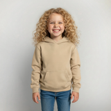 Kinder Hoodie "Mäckes Club", verschiedene Farben - Sand