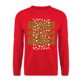 Weihnachtspullover "Gressdach-Wavy", Unisex, verschiedene Farben - Rot