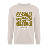 Weihnachtspullover "Gressdach-Wavy", Unisex, verschiedene Farben - Sand