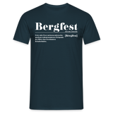 Shirt "Bergfest Definition", verschiedene Farben - Navy