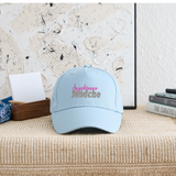 Kinder Bio Basecap "Sejerlänner Mädche", verschiedene Farben - Hellblau