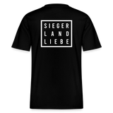 Shirt "Lälles/ Siegerlandliebe", verschiedene Farben; Bio-T-Shirt - Schwarz