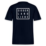 Shirt "Lälles/ Siegerlandliebe", verschiedene Farben; Bio-T-Shirt - Navy