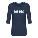 Shirt "hö-öh", 3/4-Arm, verschiedene Farben - Navy