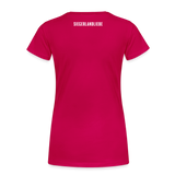 Shirt "En Blöömche", verschiedene Farben - dunkles Pink