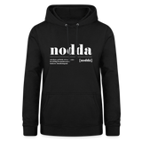 Hoodie "Nodda Definition", verschiedene Farben - Schwarz