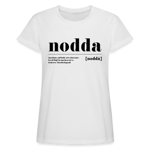 Shirt "Nodda Definition", verschiedene Farben - weiß