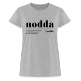 Shirt "Nodda Definition", verschiedene Farben - Grau meliert
