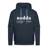 Hoodie "Nodda Definition", verschiedene Farben - Navy